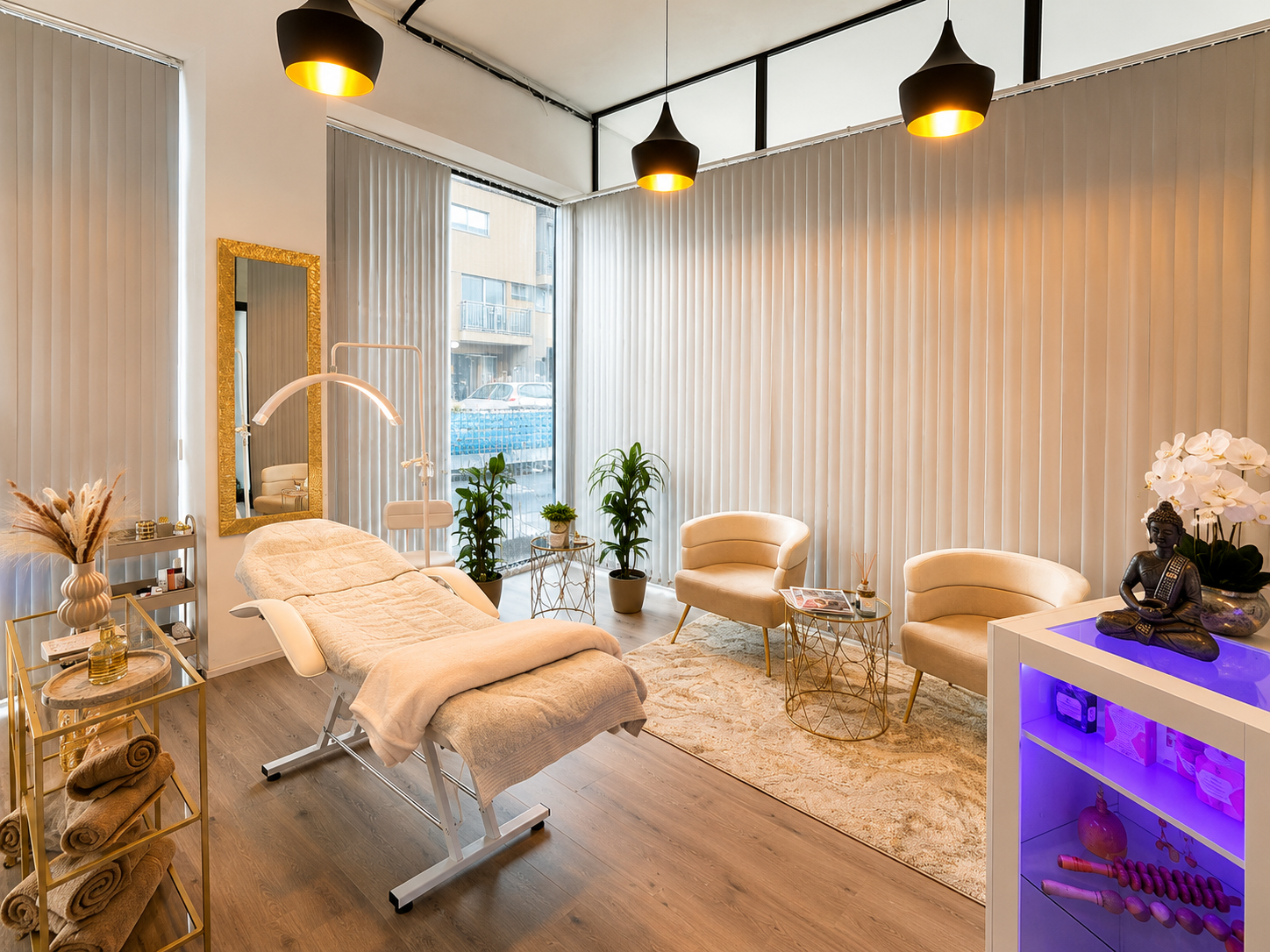 Inside K Beauty studio in Msida